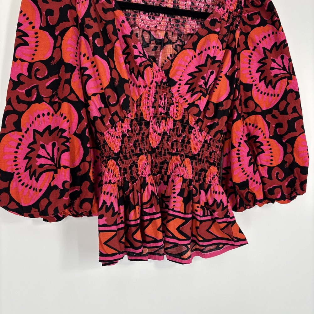 House Of Harlow x Revolve Prink Floral Top - Size XS - Picture 4 of 6